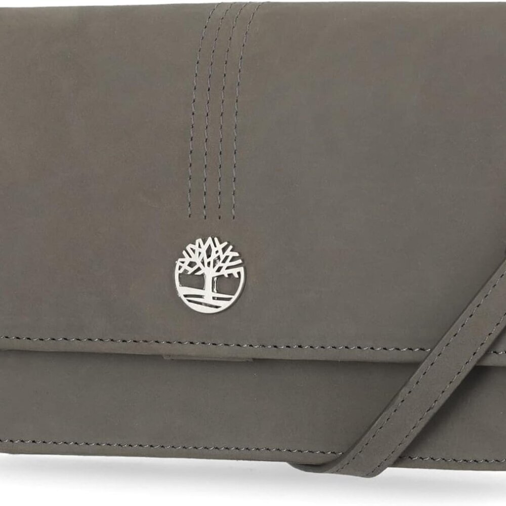 Women's Rfid Leather Crossbody Bag Wallet Purse, Castlerock Nubuck, One Size